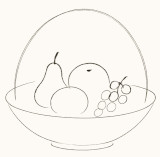 Korb mit frischen Früchten